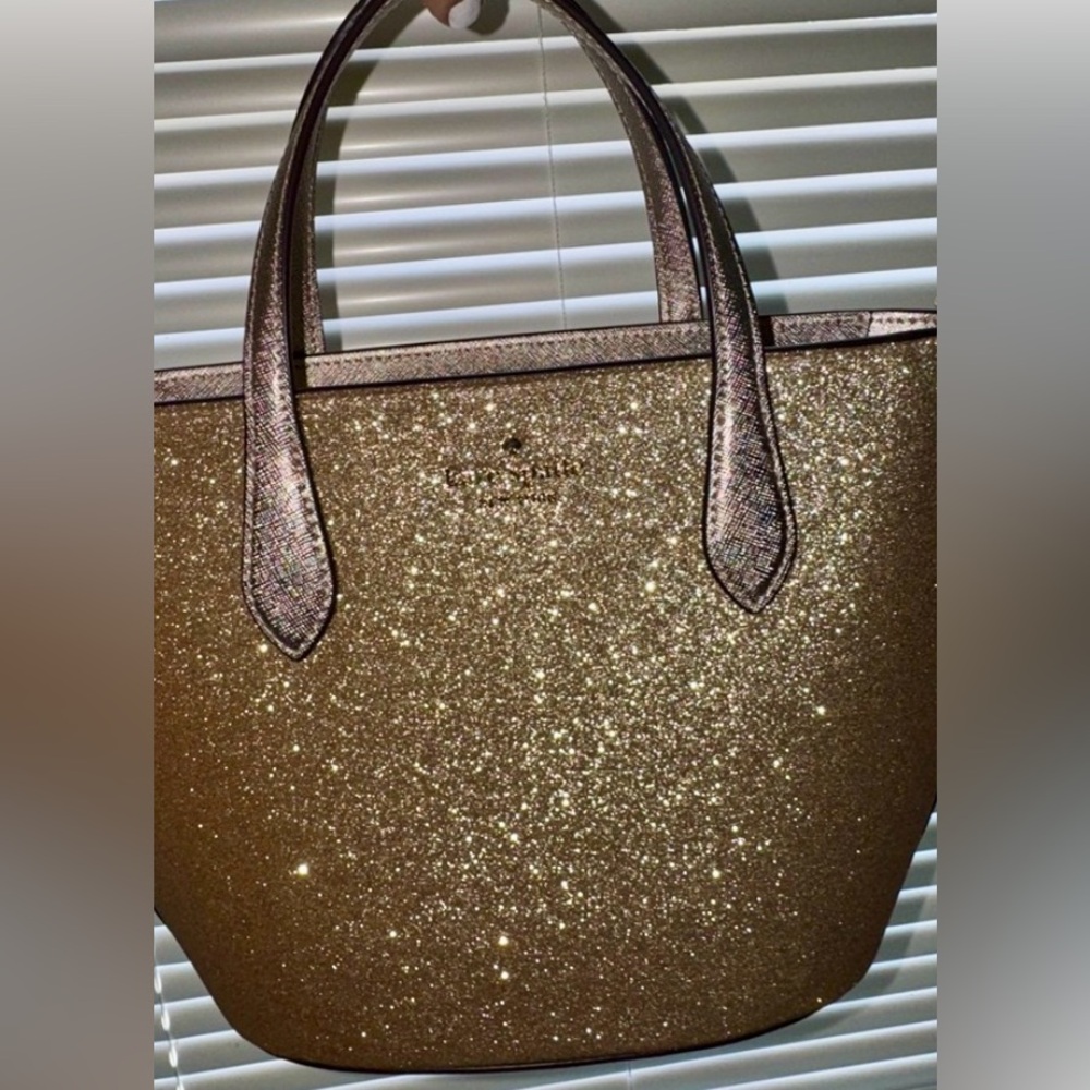 Kate Spade Sparkling Gold small tote